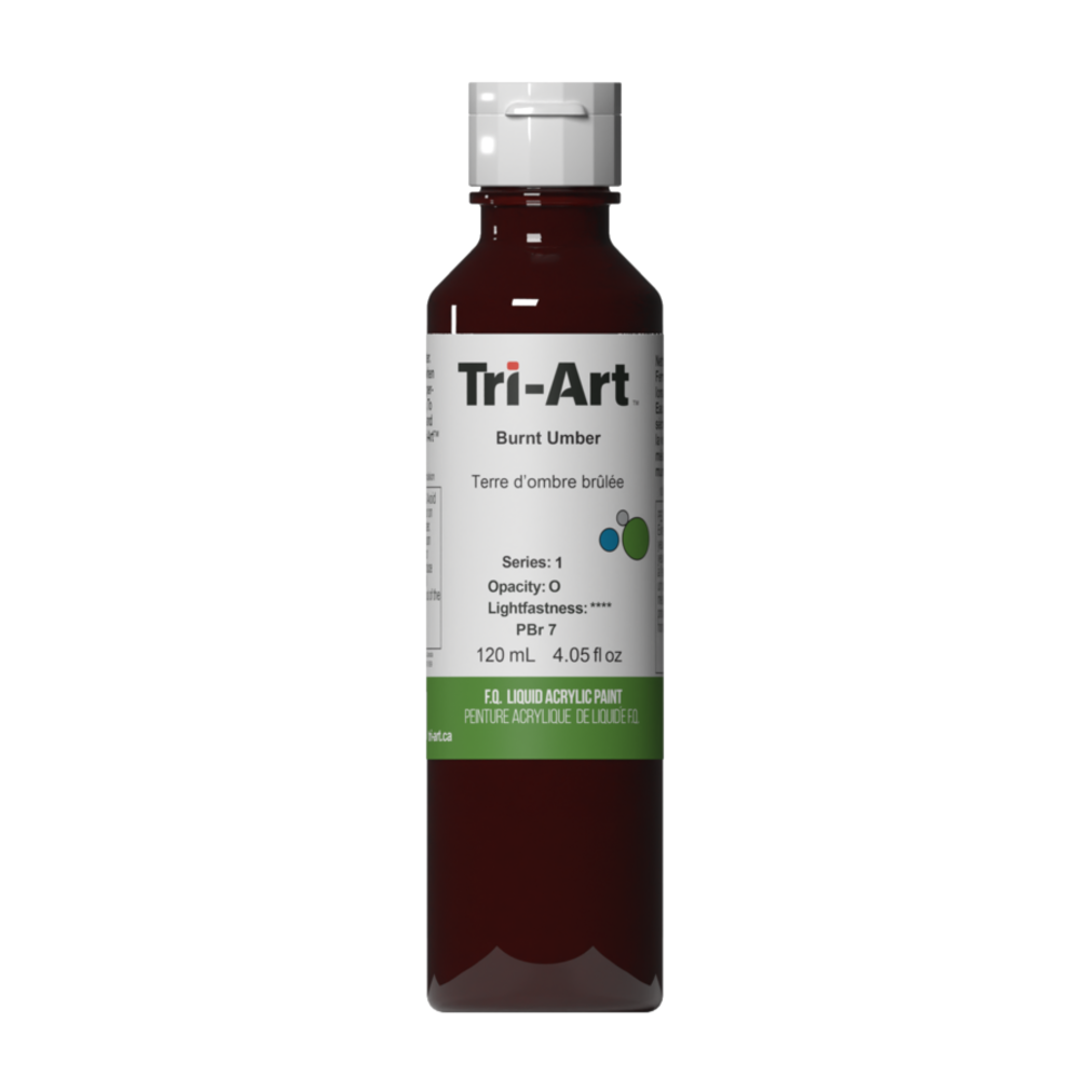 Tri-Art Liquid Acrylic Paint : Burnt Umber