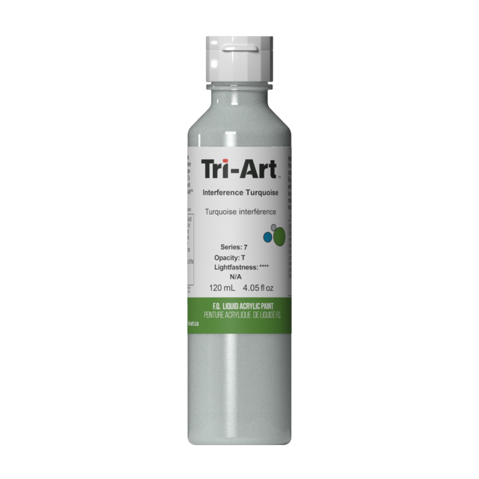 Tri-Art Liquid Acrylic Paint : Interference Turquoise