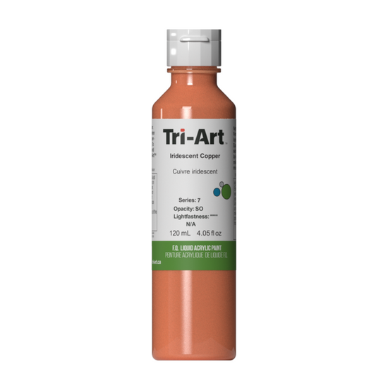 Tri-Art Liquid Acrylic Paint : Iridescent Copper