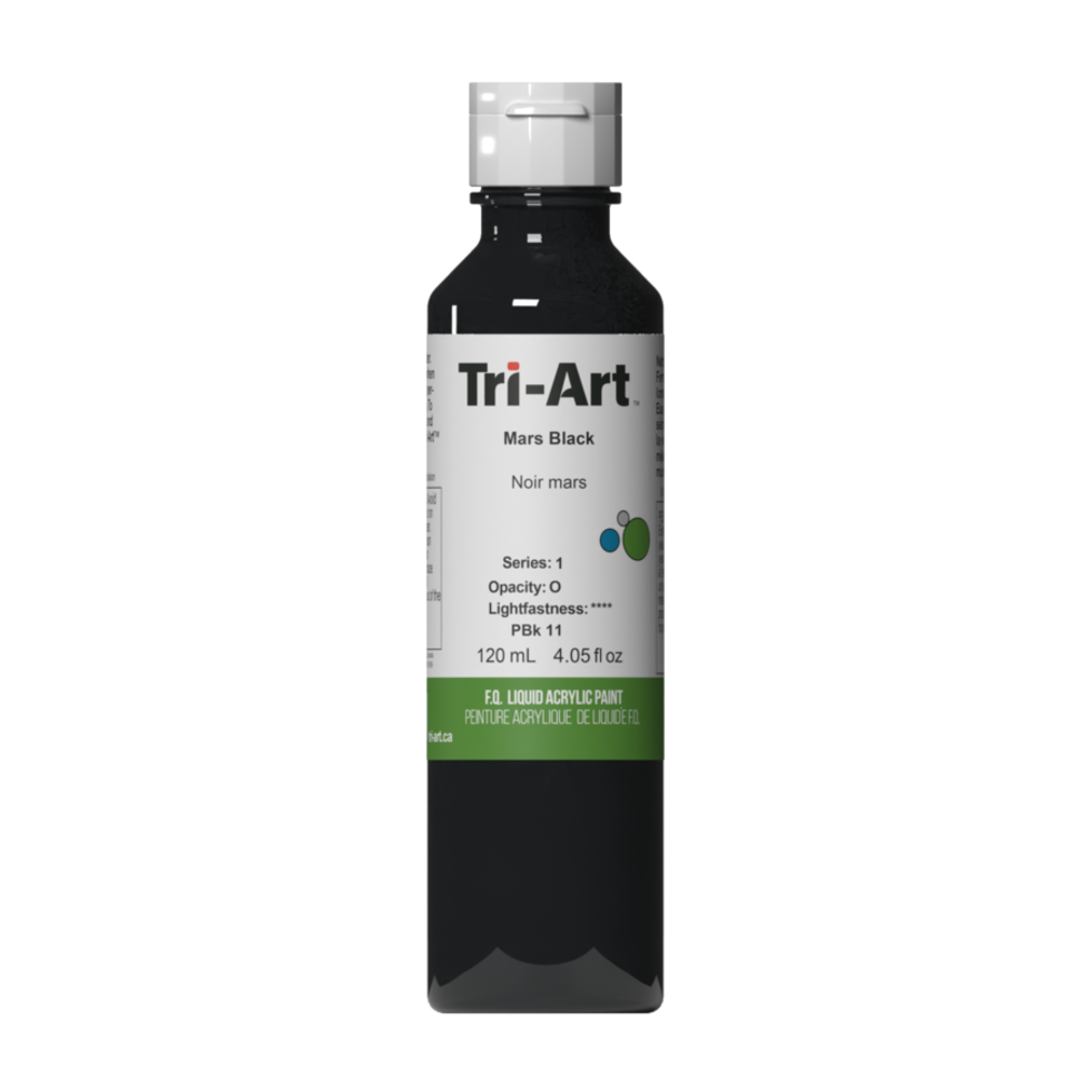 Tri-Art Liquid Acrylic Paint : Mars Black – Fluid Art Co - EU
