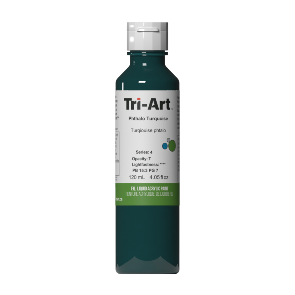 Tri-Art Liquid Acrylic Paint : Phthalo Turquoise