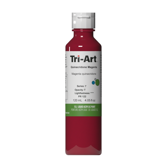 Tri-Art Liquid Acrylic Paint : Quinacridone Magenta