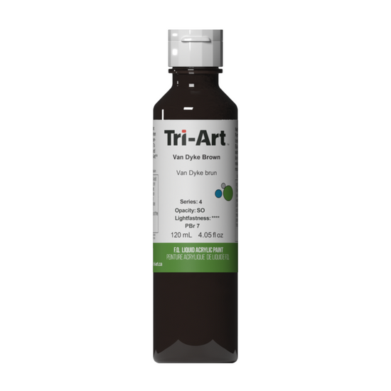 Tri-Art Liquid Acrylic Paint : Van Dyke Brown