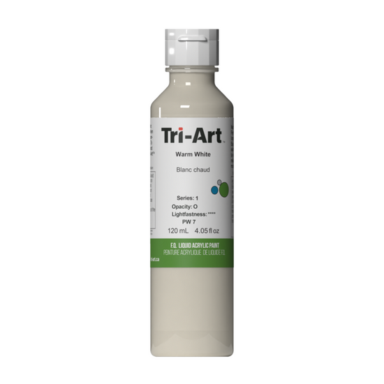 Tri-Art Liquid Acrylic Paint : Warm White