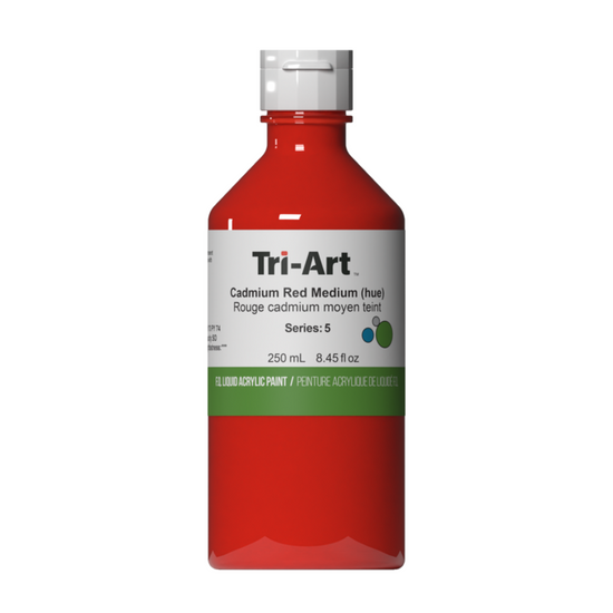 Tri-Art Liquid Acrylic Paint : Cadmium Red Medium (Hue)