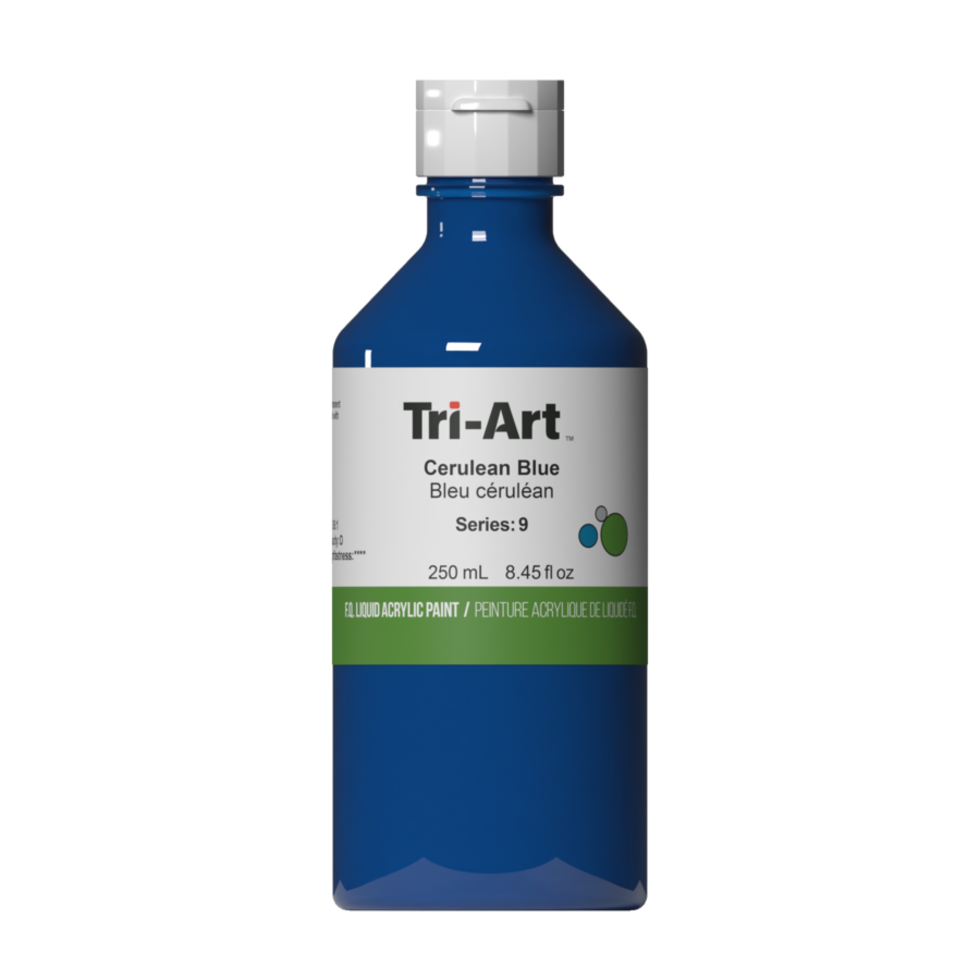 Tri-Art Liquid Acrylic Paint : Cerulean Blue