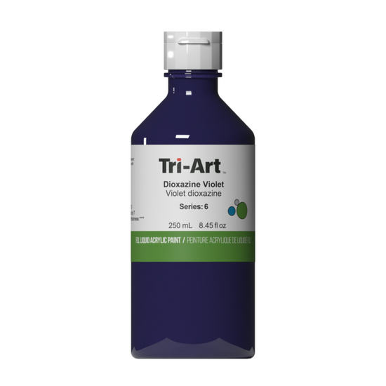 Tri-Art Liquid Acrylic Paint : Dioxazine Violet