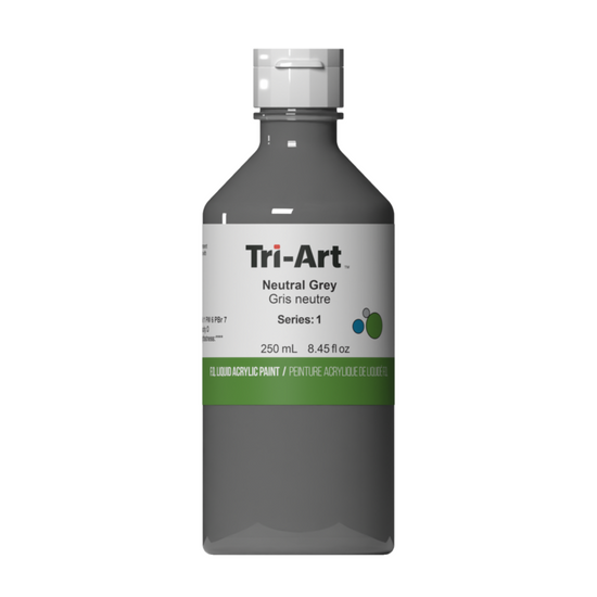 Load image into Gallery viewer, Tri-Art Liquid Acrylic Paint : Neutral Grey
