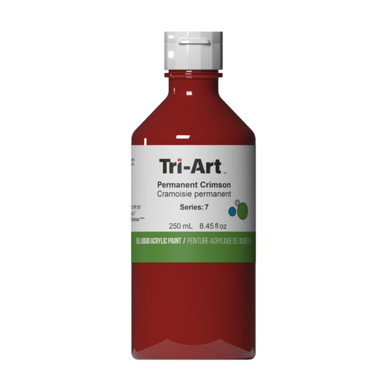 Tri-Art Liquid Acrylic Paint : Permanent Crimson