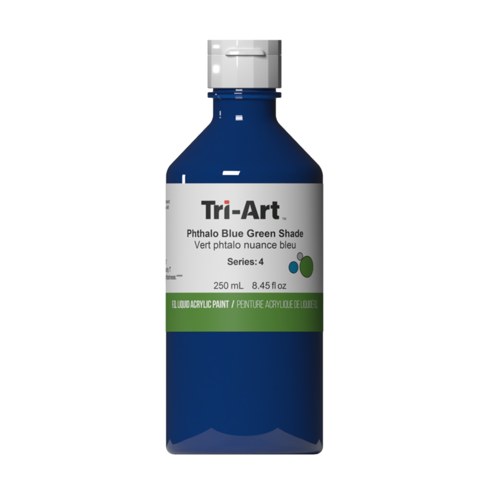 Tri-Art Liquid Acrylic Paint : Phthalo Blue Green Shade