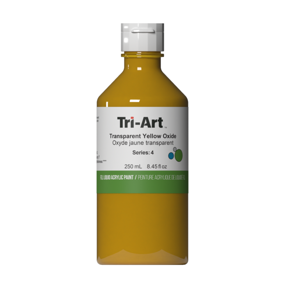Tri-Art Liquid Acrylic Paint : Transparent Yellow Oxide